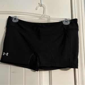 Size Medium UnderArmour black compression shorts EUC